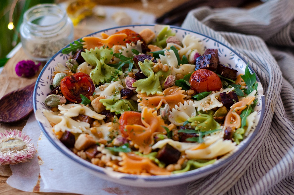 Ensalada de pasta con aliño de la toscana (150gr)